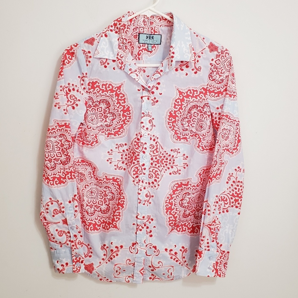 Hawes & Curtis Semi-Fitted Blouse Size 6